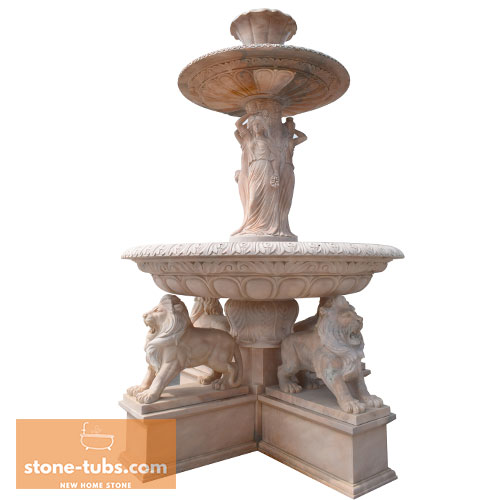 outdoor garden marble fountains