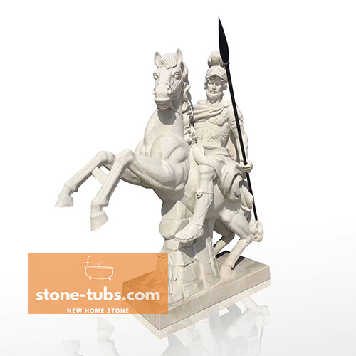 Marble Warrior Sculpture