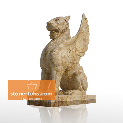 Winged Lion Statue