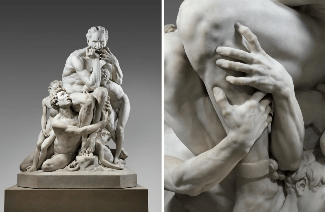 marble statue attention to detail sculpture