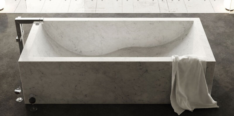Carrara Marble Bathtub - Onda