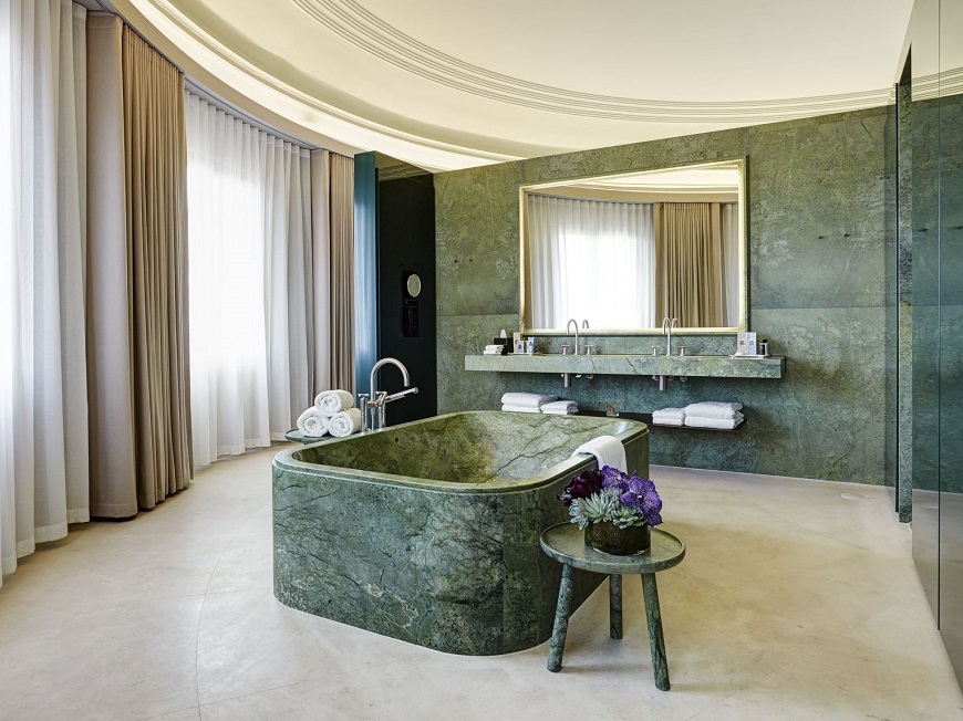 Green Marble Bathtub
