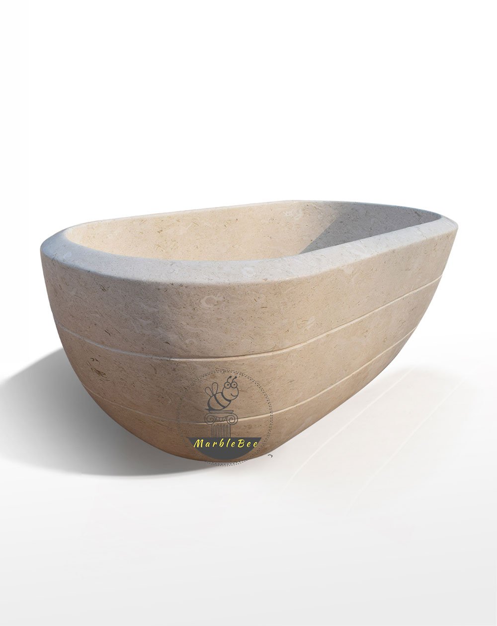 Travertine stone tub world's top designer's choice